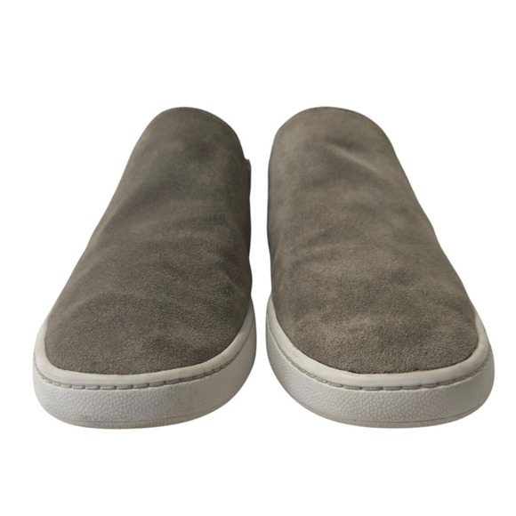 Vince Verrell Slip On Suede Sneaker Mule Size 7/37 Silver Sage (Light Olive) VGC - Picture 3 of 9